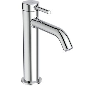 Wastafelmengkraan 3,8l/min bs z. waste h120mm chroom ceraline nuovo