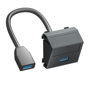 Draagplaat USB 3.0 A-A connector-connector 45x45mm 6104937