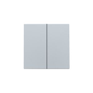 Afwerkingsset dubbele elektr. schakelaar /knop sterling