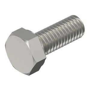 Zeskantbout M12x30mm rvs blank delt VVE=50