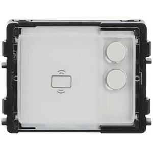 Welcome drukknop module 2 toetsen rond, met NFC/IC
