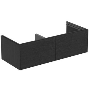 Wastafelmeubel 1200x505x370mm m. 2 Laden SC Smoked Oak Conca
