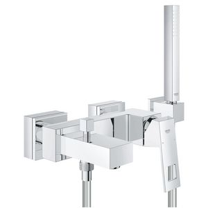 Eurocube badkraan chroom 1-hendel incl. badset