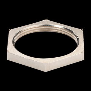 Kerf-contramoer, messing vernikkeld M12x1,5 met potentiaalvereffening (EMMU-EMV12) VVE=100