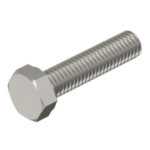 Zeskantbout M12x50mm rvs blank delt VVE=50
