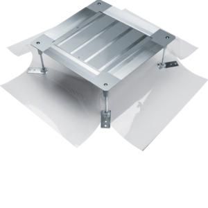 Universele vloerdoos z. bodempl. grootte 2 428x428x165-215mm