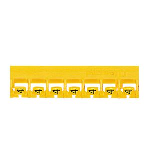 Codeerteken cijfer 4 geel MemoCab VVE=600