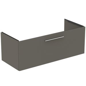 Wastafelmeubel 1200x505x440mm 1 La Mat Quartz Grijs I.life B