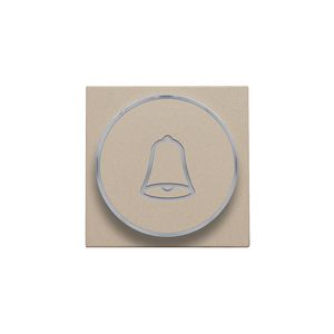Afwerkingsset doorschijnende ring/belsymbool 6A champagne c.