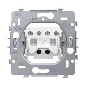 Sokkel wisselschakelaar/wisseltreksch.16AX/250Vac schroef
