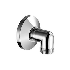 Wandaansluitbocht zelfdichtend 1/2" chroom