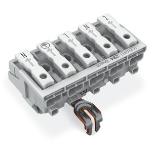 Kroonklem Drukknop extern Linect wit 294-8215 VVE=250