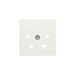 Afwerkingsset 4-polig inbouwcontactdoos PTT white