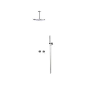 Afbouwdeel regendouche IVY combiset Nexus 3 inbouwthermostaat chroom CSN3EXCRAFBA excl. inbouwbox