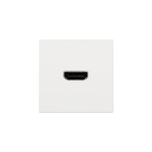 Afwerkingsset met HDMI-naar-HDMI-aansl. white coated