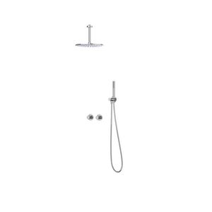 Afbouwdeel regendouche IVY combiset Nexus 3 inbouwthermostaat chroom CSN3EXCRAFBC excl. inbouwbox