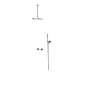Afbouwdeel regendouche IVY combiset Nexus 3 inbouwthermostaat chroom CSN3EXCRAFCA excl. inbouwbox