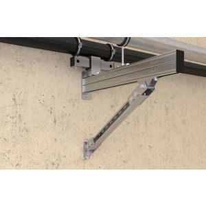 Scharnierende railvoet VB elek. verzinkt VVE=5