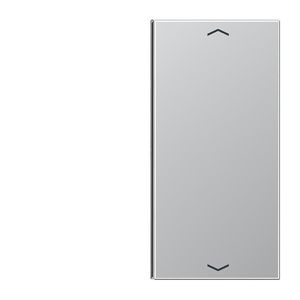 Tastafdekking LS-alu. 2-voudig .pijl compleet KNX