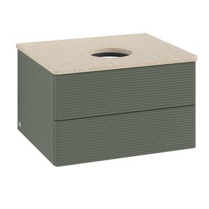 Wastafelonderkast Antao 600x360x500mm L.Green Matt Lacquer K18113HL