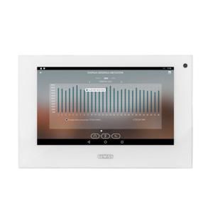 7" TOUCHPANEEL+VIDEO-INTERCOM EN SYSTEM TOEZICHTFUNCTIES-WIT