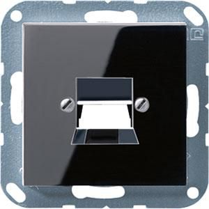 Afdekking AS500 zwart voor mod.jack1-voudig VVE=10