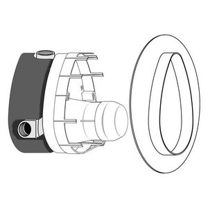 Inbouwdeel bad-/douchemengkraan multiport