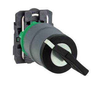 selector switch key 455 2 pos stay put key release cp grey