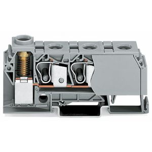 Verdeelklem 10mm² markeringshouders zijkant 284-624 VVE=15