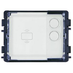 Welcome IP drukknop module 2 toetsen rond met NFC/IC