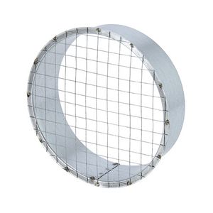 Buisrooster Ø125mm+gaas voor spiraalbuis