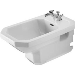 Wandbidet 1930 wit 585mm wit kr.vlak 1kr.gat OL