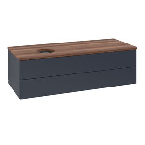 Wastafelonderkast Antao 1200x360x500mm Mid.Blue Matt Lacquer K22012HG