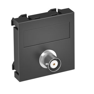 Draagplaat Video-BNC 1x koppeling connect.-connect. 45x45mm
