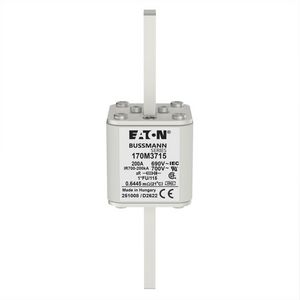 Zekering h. snelheid 200A AC 690V 200kA compact 1 45x VVE=2