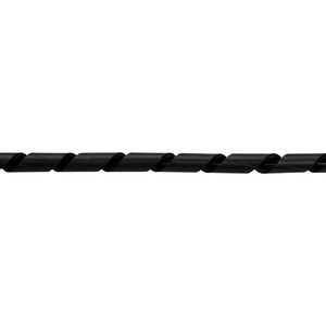 Rol a 25m. Spiraalband 10-100mm zwart