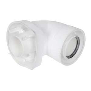 Concentrische bocht 90° kort 60/100