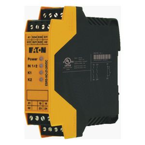 Veiligheidsrelais (24V DC) 2 vrijgave paden 1 meldcont.