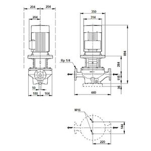 Inlinepomp TP 50-830/2-A-F-A-BQQE 400D 50HZ