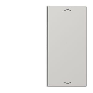 Tastafdekking 2-voudig pijl compleet LS L.grijs KNX