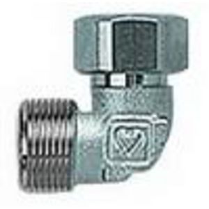 Aansluitknie 90gr. bt. + vrijdraaiende moer M22x1,5