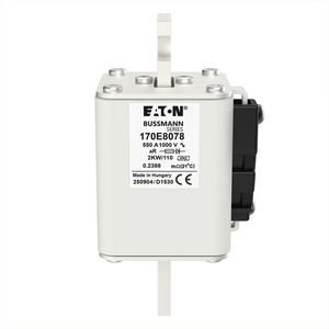 Zekering hoge snelheid 550A AC 1000V 2 aR K indi VVE=3