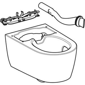 Hang-wc voor Geberit AquaClean Sela Alpien wit