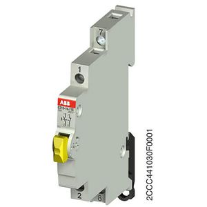 Drukknop kleur geel 16A 1M+1V