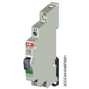 Drukknop LED kleur groen 16A 1M 110-220VDC
