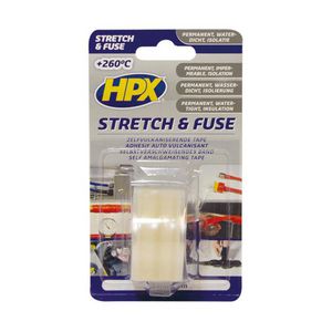 Zelfklevende tape HPX stretch&fuse 25mmx3m Transparant