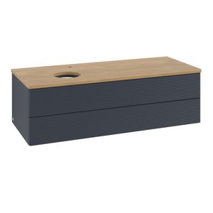 Wastafelonderkast Antao 1200x360x500mm Mid.Blue Matt Lacquer K22151HG