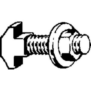 Hamerkopbout M8x25 staal/verzinkt VVE=10