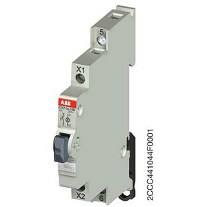 Drukknop LED kleur wit 16A 1M 110-220VDC
