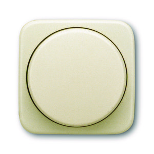 Centraalplaat + knop voor draaidimmer SI creme